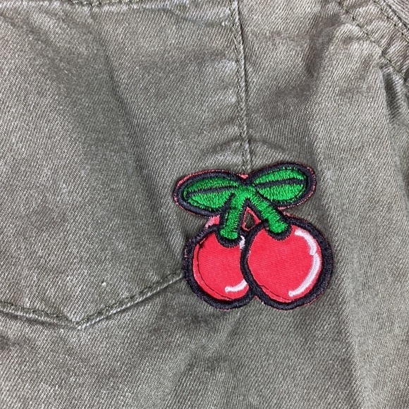 Tractr Olive Green Button Down Shirt- M 10/12 - Picture 3 of 13